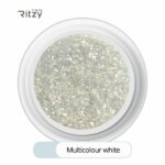 RITZY Multicolour WHITE superfine glitter