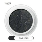 RITZY BLACK HOLO superfine glitter